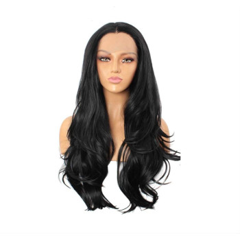 Peruca Long Wavy Black 